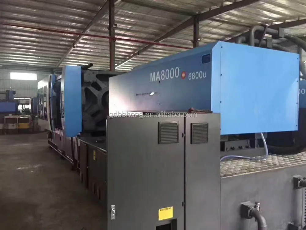 Haitian MA8000 plastic injection molding machine 800 ton with original servo motor