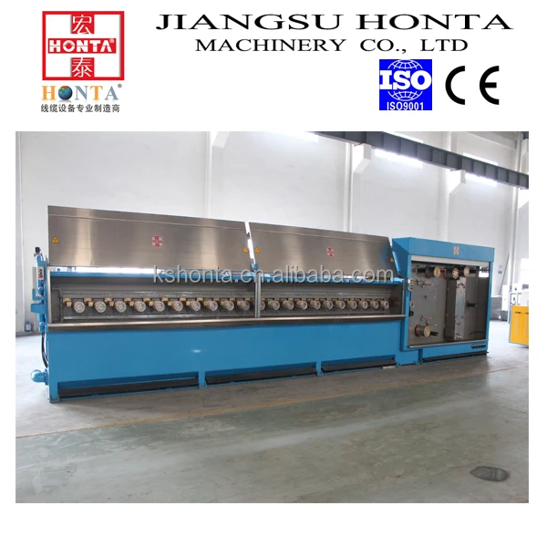 wire and cable machinery save electricity drawing copper wire drawing machine with annealer