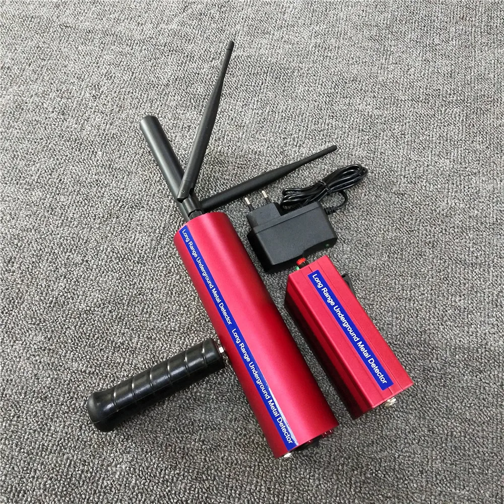 Red Color  Professional AKS Gold Detector Long Range Gold Diamond Detector AKS 3D Metal Detector Gold Digger