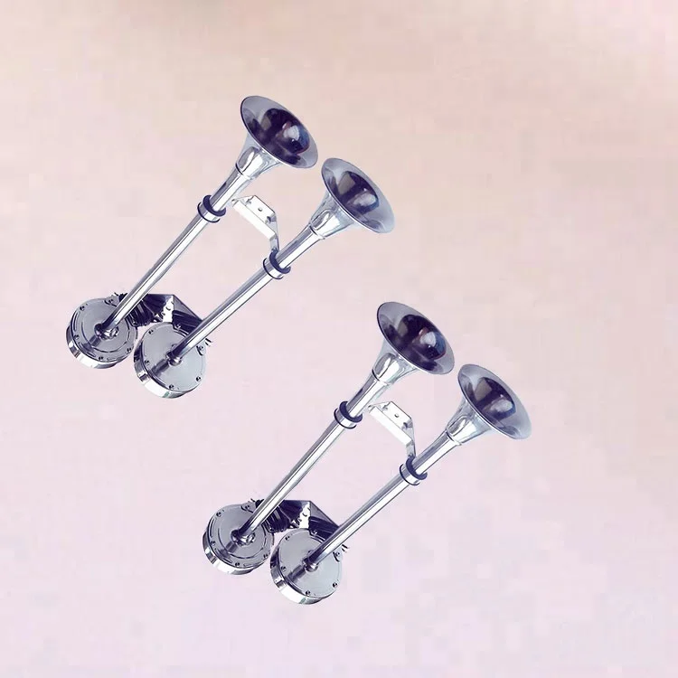 Factory price wholesale marine dual trumpet air horns for boat