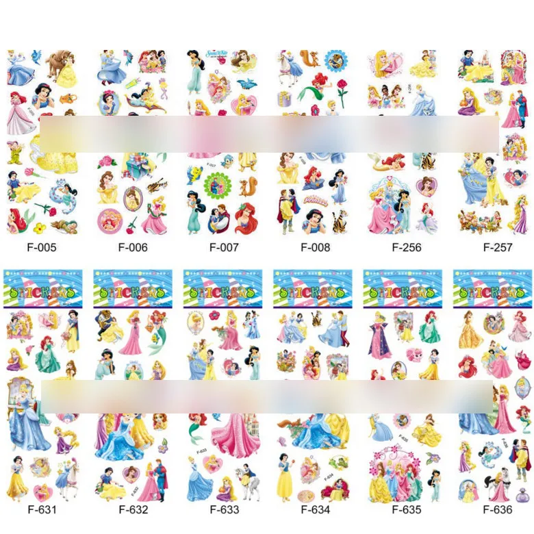 Милые детские наклейки, наклейки для девочек, детские Мультяшные 3D стерео наклейки