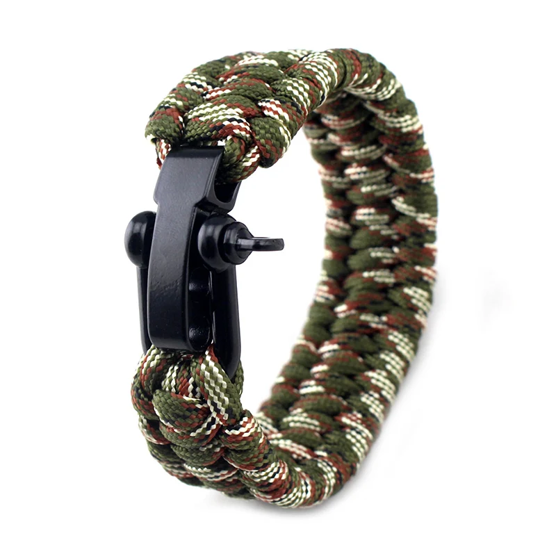 Waterproof Outdoor survival tools handmade Paracord Bracelet for camping survival Climbing,