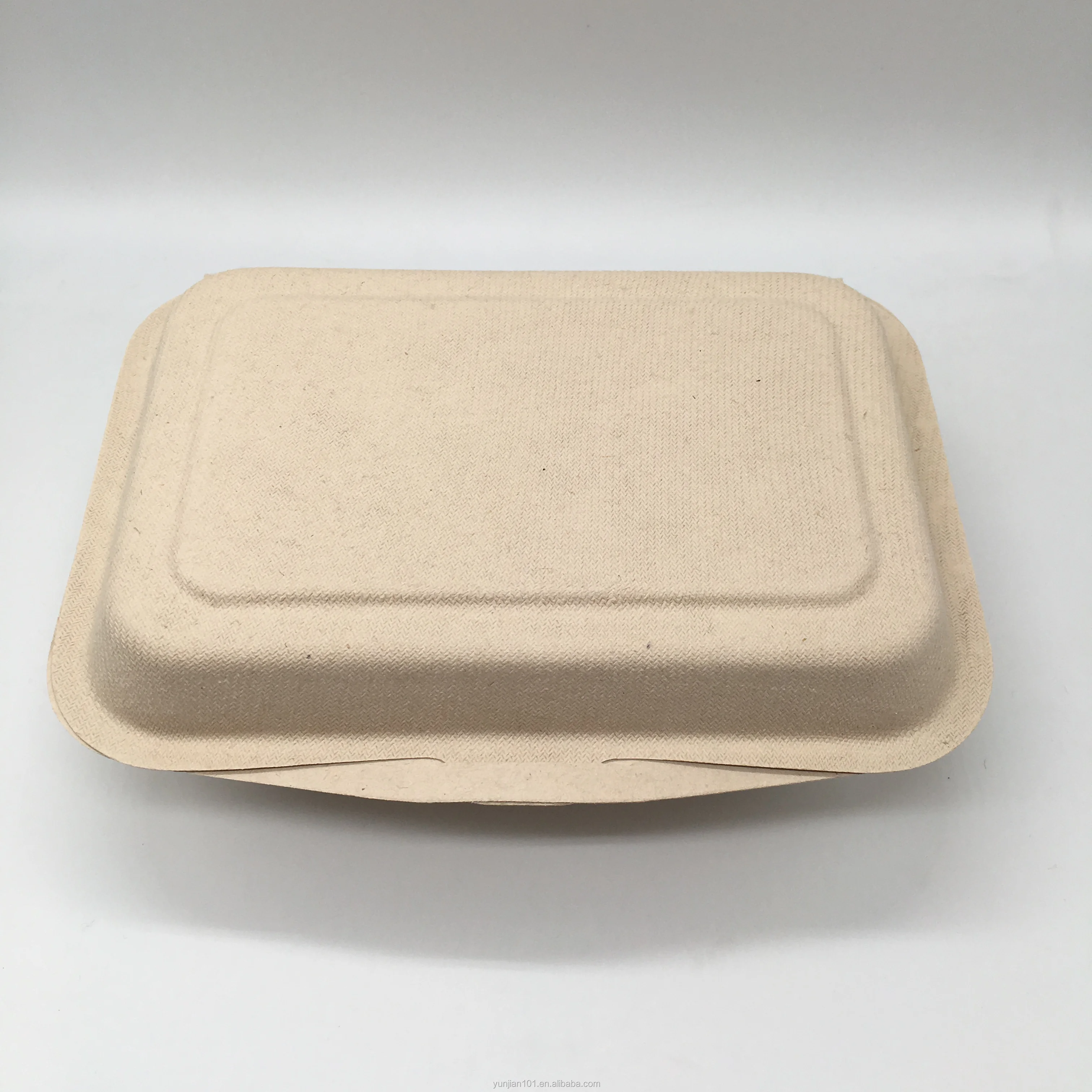 Eco-Friendly Biodegradable Compostable Clamshell Disposable Wheat Straw Lunch Box
