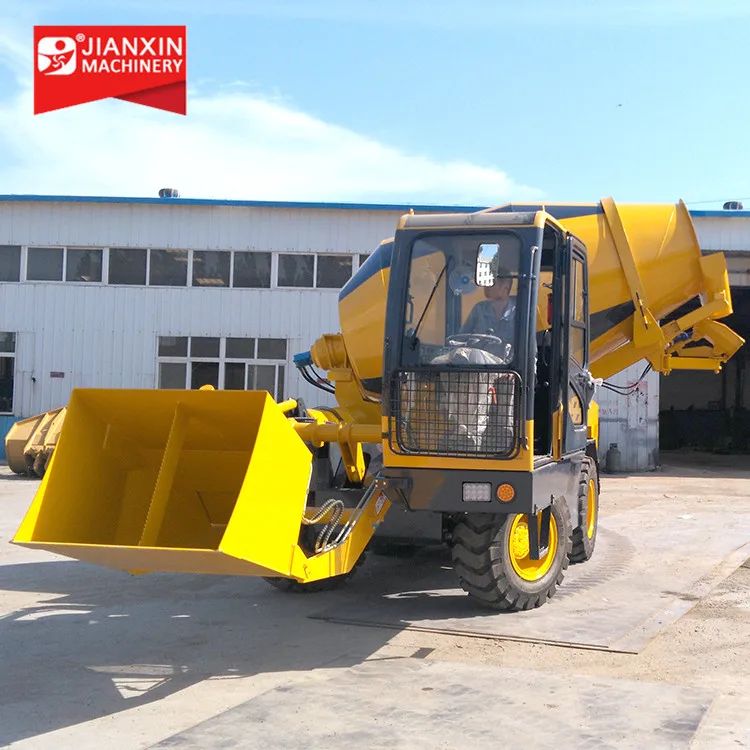 1.5M3  2M3 2.6M3 3M3 3.5m3 4m3 Self-loading concrete mixer with reasonable price