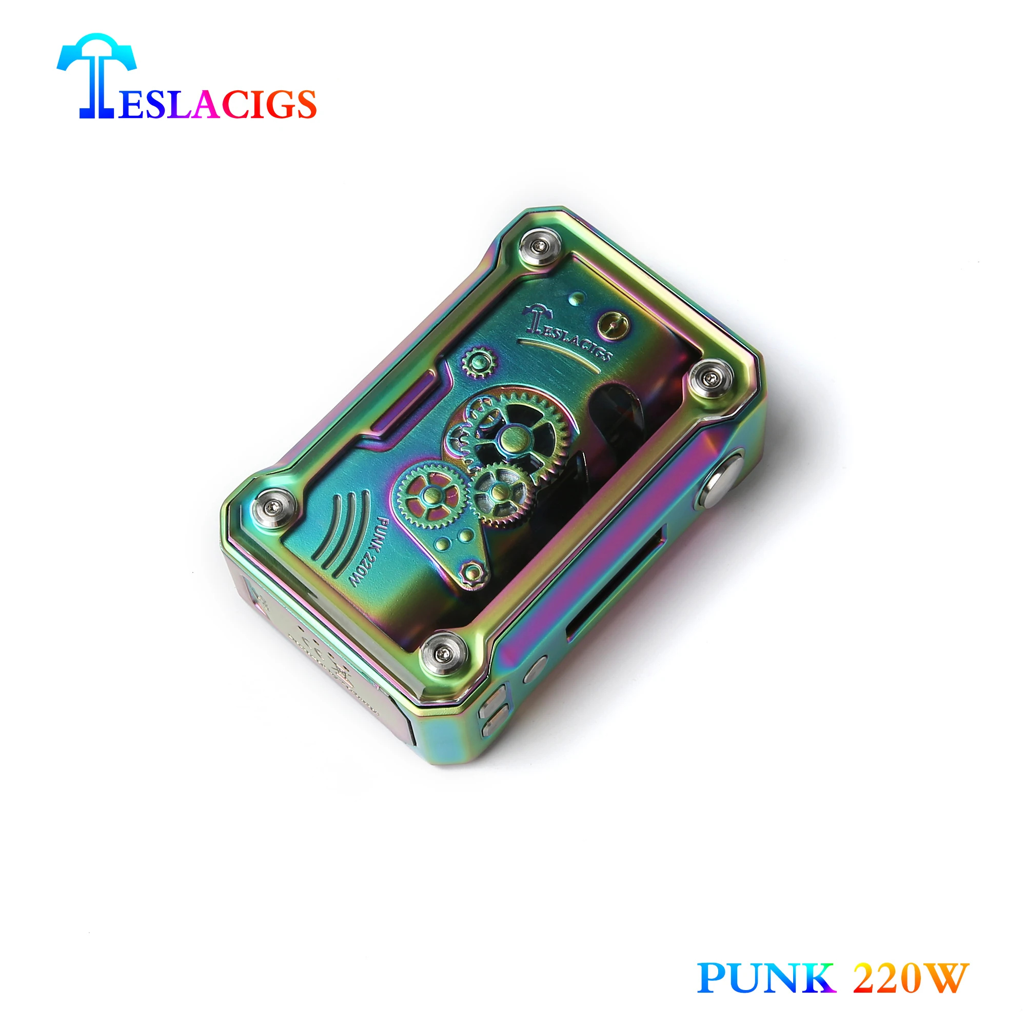 Бокс мод 2018 Teslacigs новые изобретения Tesla PUNK 220W бокс мод для вейпа