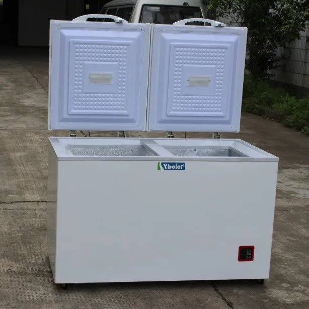 factory whole sale energy efficient solar fridge freezer dc compressor chest freezer with inner fan