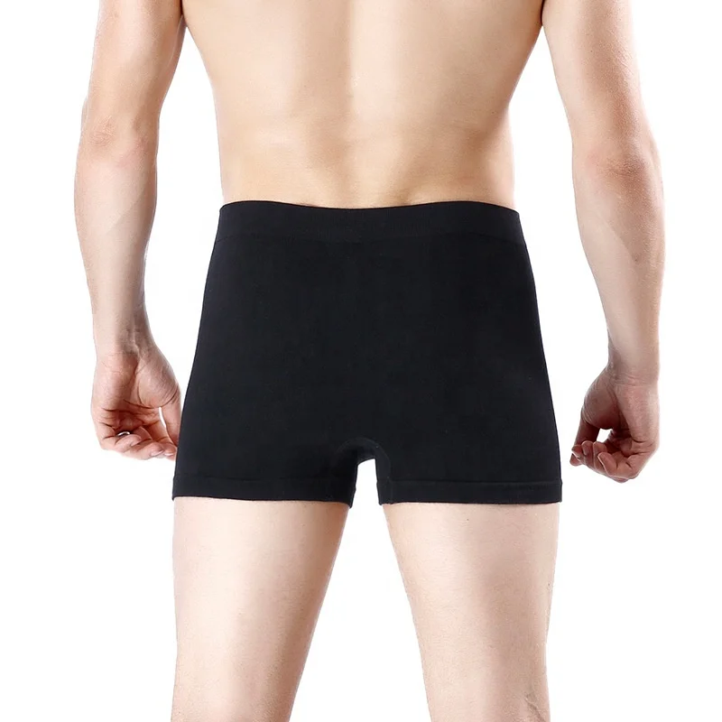 100% Bamboo Fiber Quick Dry Breathable Supersize Seamless Elastic Men Underwear Boxers Briefs