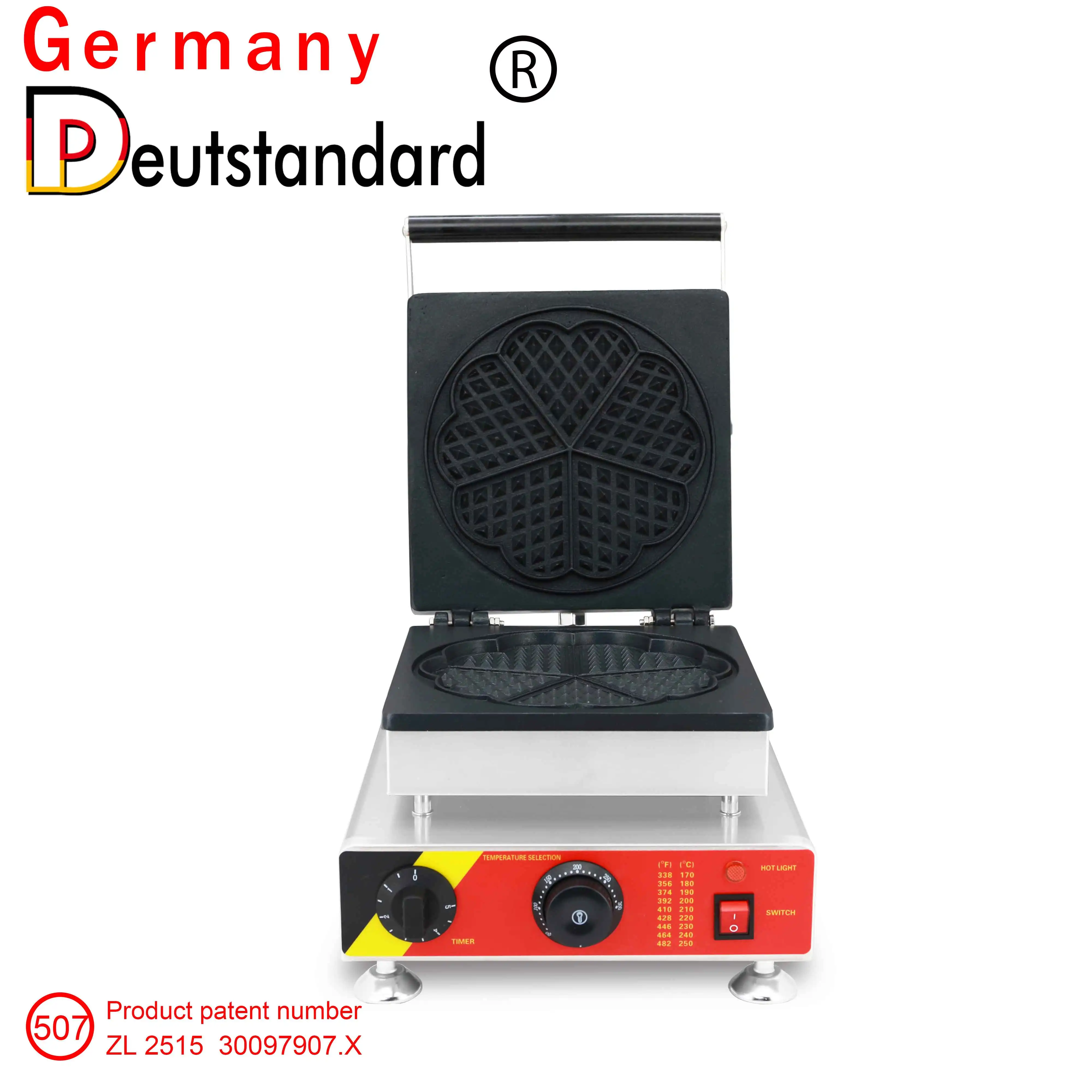 snack machines heart shape waffle maker waffle making machine