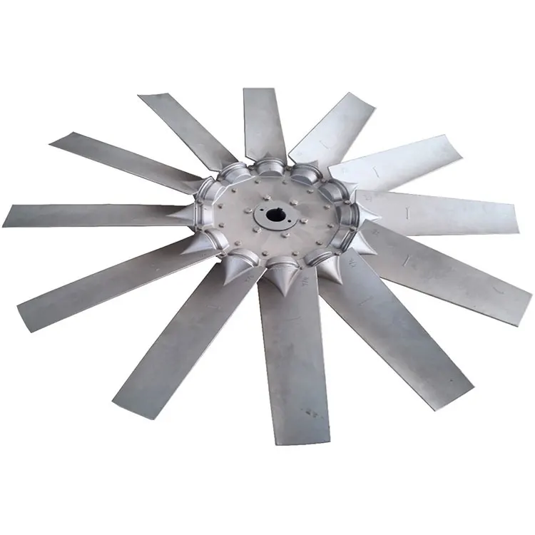 
low price large volume 1000mm diameter high abrasion resistant metal fan blades 