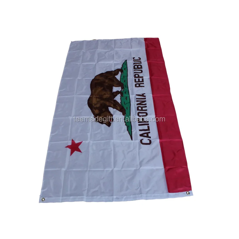 
Customized Printing 3X5Ft Polyester Flying California State Flag 