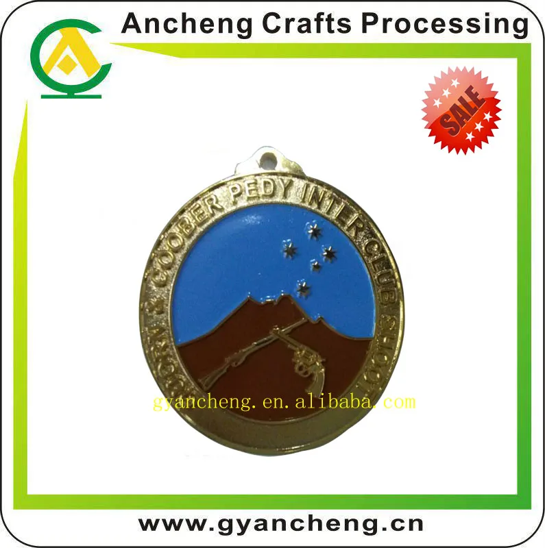 Fashion Custom Old Cheap Sport Country Flag Metal Boxing Medal as Souvenir Gift