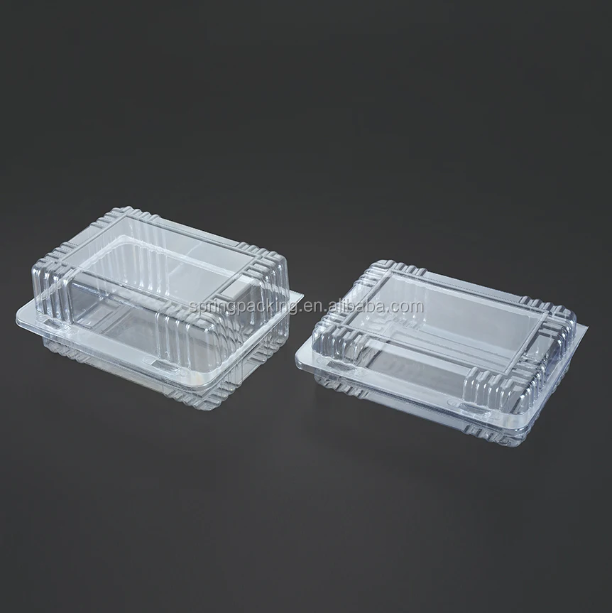 
PET PVC PP PS Plastic clamshell packaging box for fruit and food packaging box 