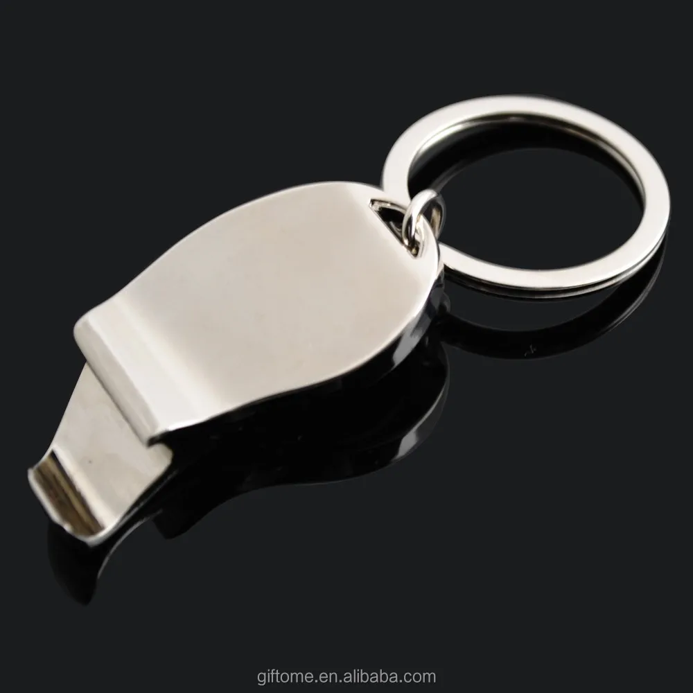 metal custom bottle opener thermometer keychain