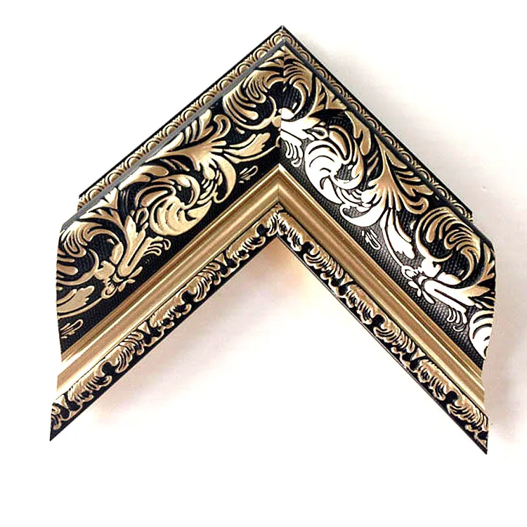 Factory Wholesale Ornate Plastic Mirror Frame Moulding for Mirrors