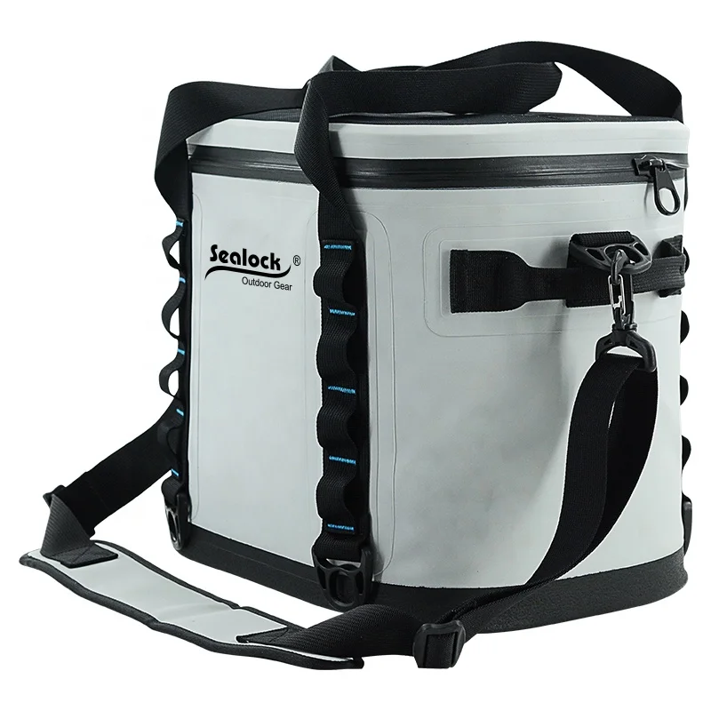 Disposable Cooler Tote Bag Insulated with Divider, Lunch Cooler Bag for Kids and Phone, Cooler Ice Bag for Bottle CANS Thermal