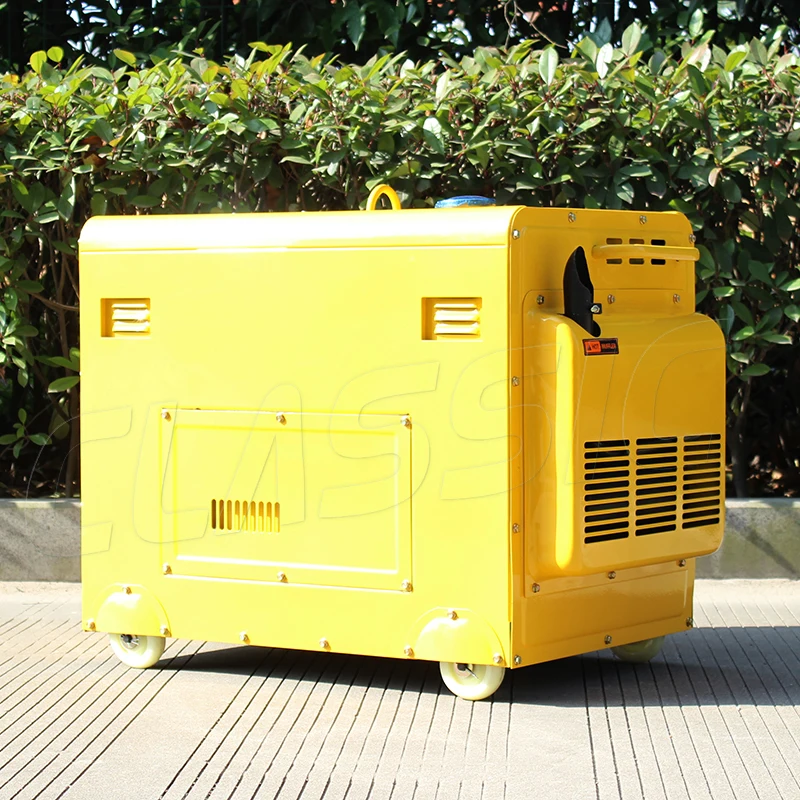 BISON CHINA 4200 Watt Super Silent 4.2 KW Generator, Portable Home Use Diesel Powerful 3 Phase Diesel Silent Generators