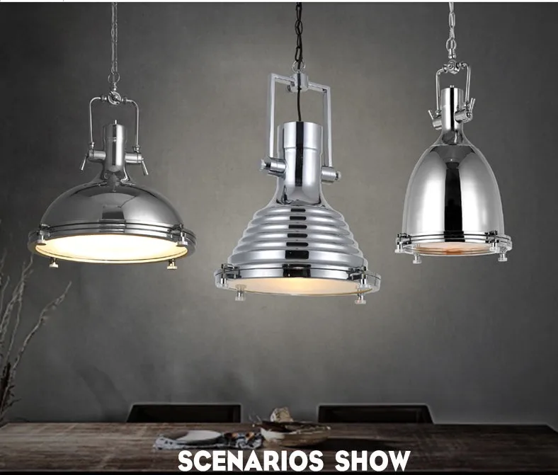 Simig lighting E27 holder Retro industrial creative design American metal loft pendant lamp for dining restaurant