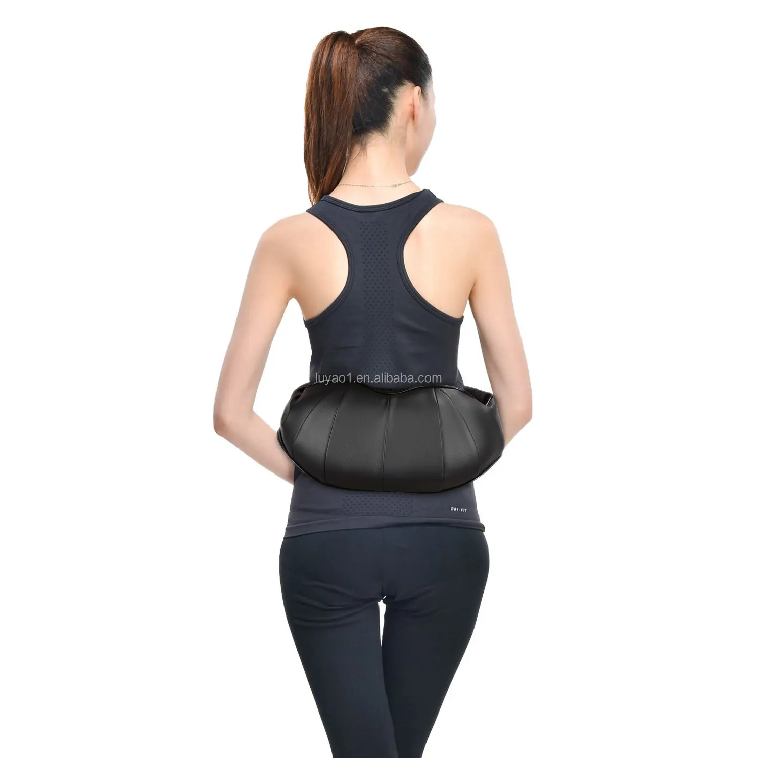 Luyao Cordless Deep Tissue Neck Back Massager with Heat 3D Kneading Shiatsu neck shoulder massager for Muscle pain Relief