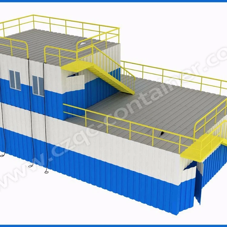 High Class Two Floor Prefabricated Container Houses Living Container Houses