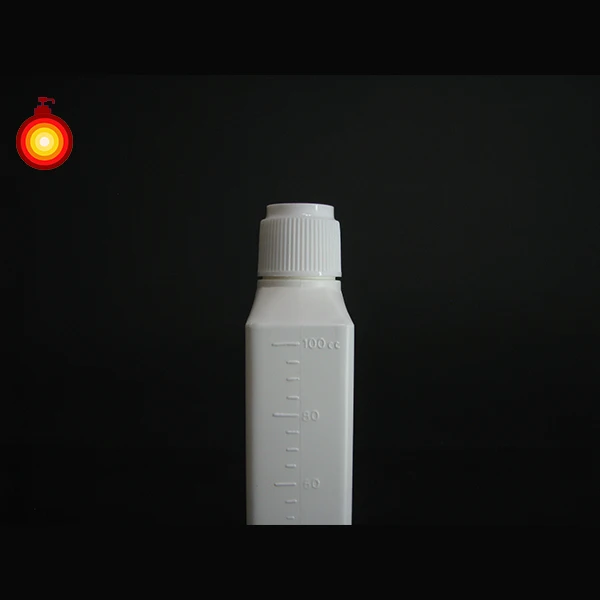 100ml~500ml empty Taiwan bottle white square plastic wholesale square bottle liquid medicine bottles
