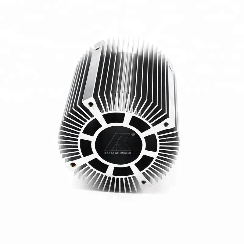 Прямая поставка с фабрики RTS светодиодный профиль Высокая мощность круглая форма алюминиевый сплав электронный радиатор охлаждение в наличии радиатор