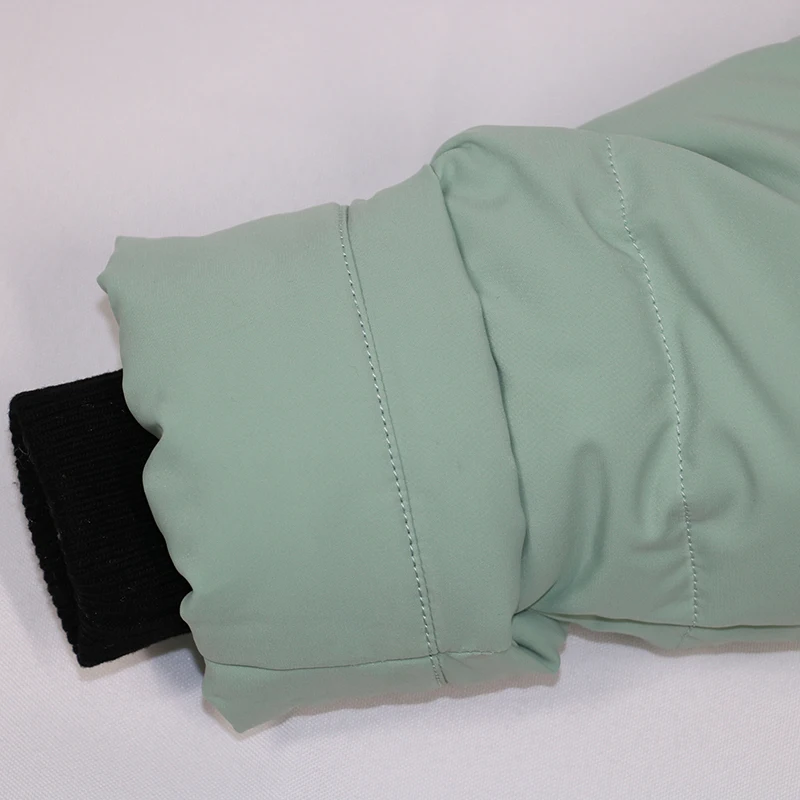 Latest designs polyester and cotton girls fur hood coat