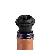 
Hot sale Wine bottle Saver Preserver Pump with 2 Vacuum Stoppers black 
