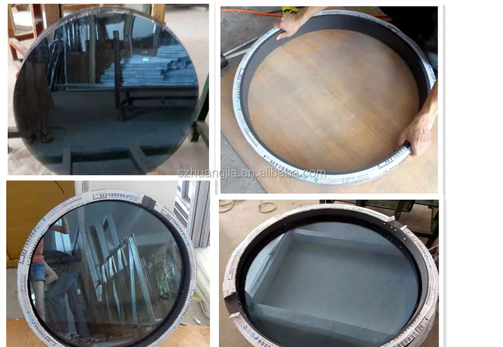 Round Fixed Glass Window/aluminium Open Circular Windows With  Standard Glass