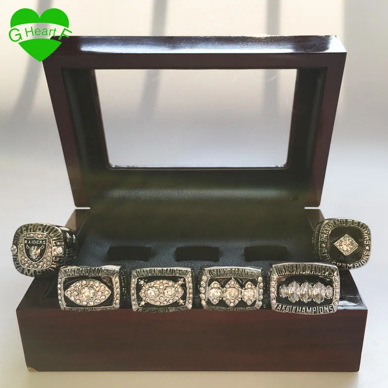 Hot Sell Signet Sets Ring for Men Oakland Raiders Championship Rings