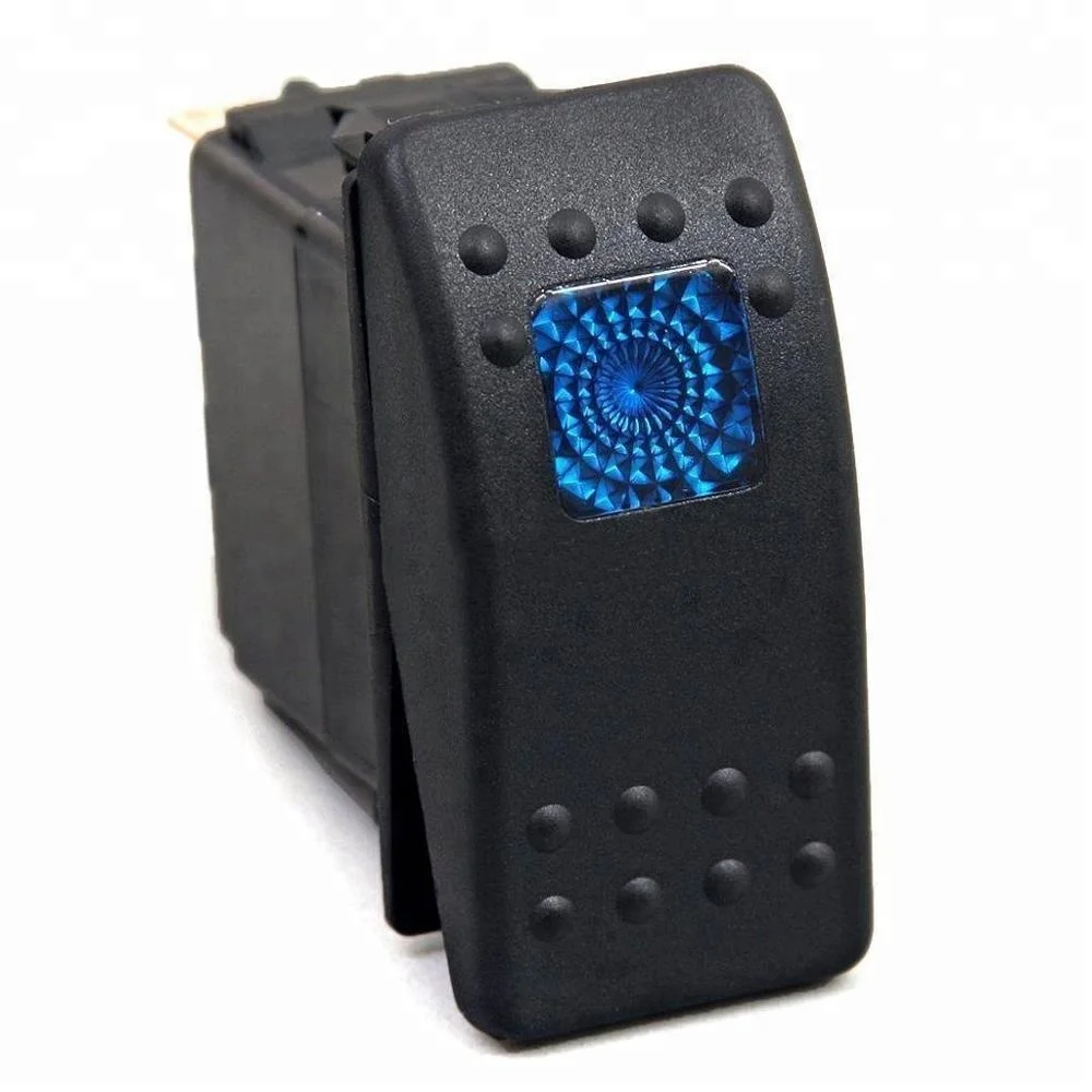 Rocker Switch Blue LED Boat Marine WD 12V 24V Carling ARB Narva style