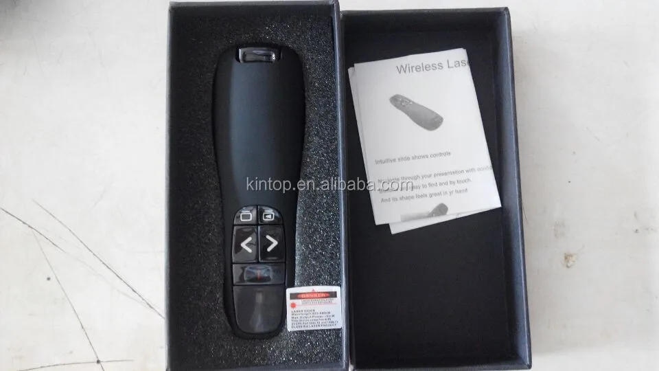 Factory Wholesale Multimedia 2.4G USB Presentation Remote Control Wireless Presenter with Red Laser Pointers Pen