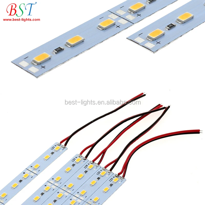 72 leds 5630 Non-waterproof, Single Color Optional DC12V Rigid Bar Light SMD5630 Aluminium Hard Led Strip