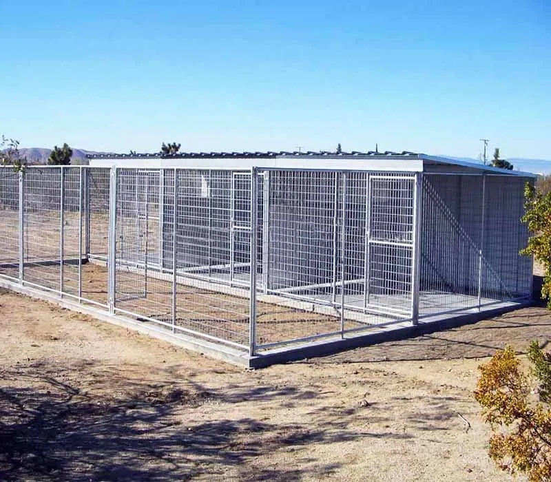 Best selling dog house, galvanized wire mesh outdoor dog kennel cages & crates supplied by factory