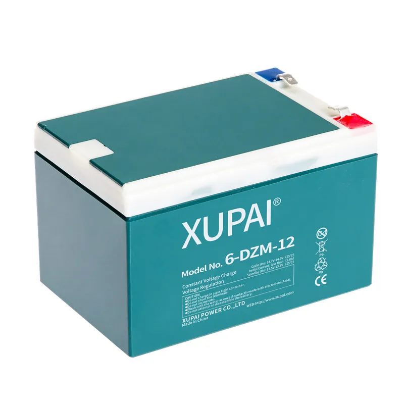 XUPAI Rechargeable Electric Bicycle Battery 12V 12Ah 6-dzm-12