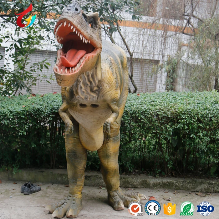 Lifelike Adult Big T-rex animatronic Walking raptor dinosaur costume