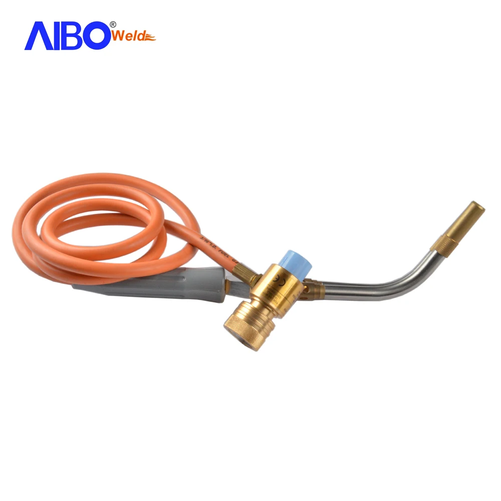 Professional MAPP Cartridge Cylinder Gas Brazing Soldering torch Welding Heating Application 1.5m hose CGA600 connection