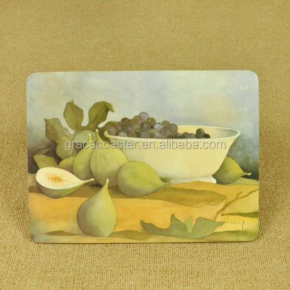 
hot selling cork backed placemat with attractive design 