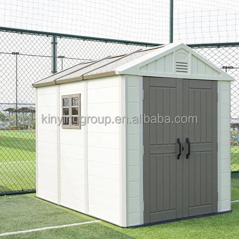 Экологически чистый наружный пластиковый садовый сарай KINYING, садовый склад