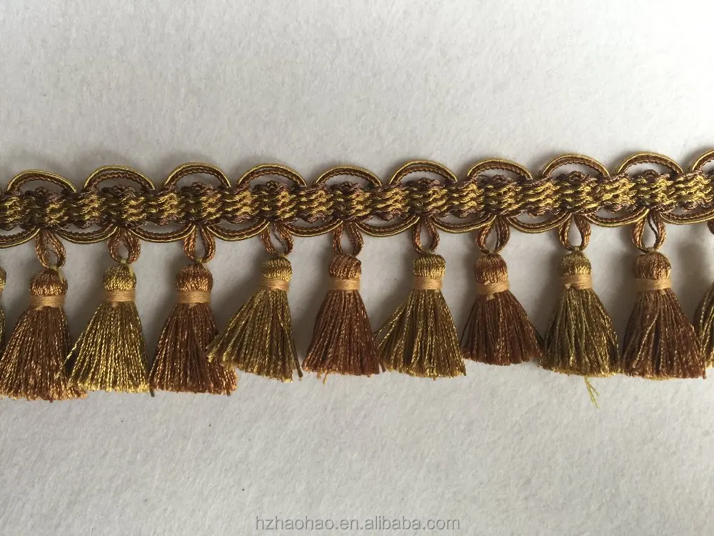 
Wholesale Decorative Curtain Tassel Fringe 