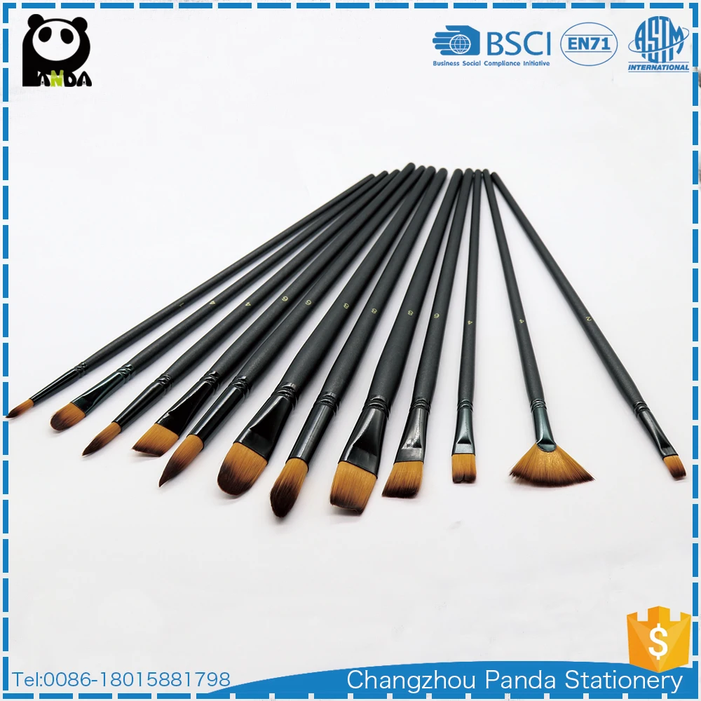 most expensive professional paint brush 12pcs high quality