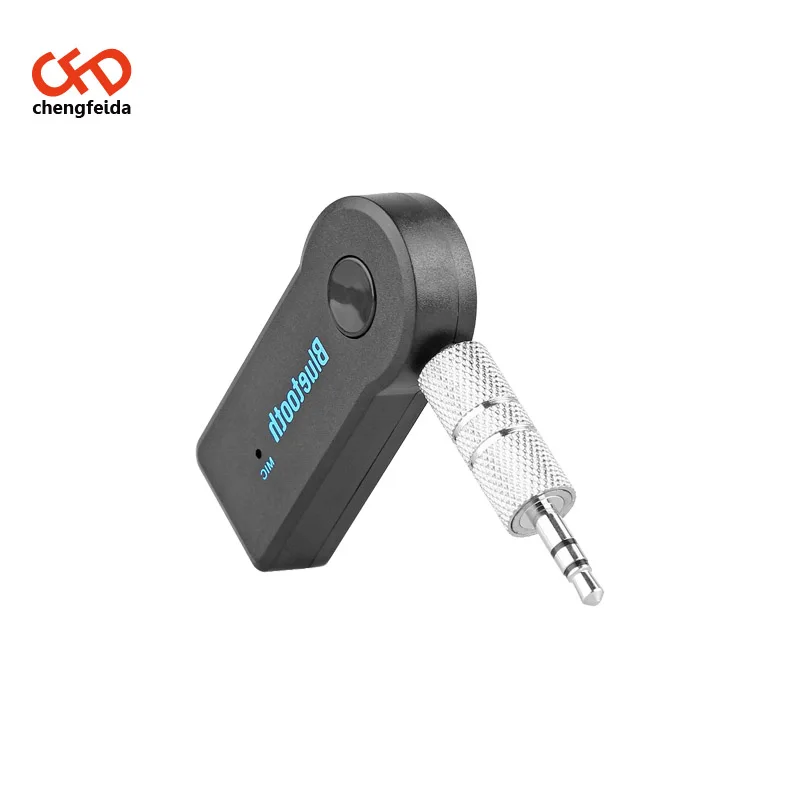 
Car Wireless Bluetooth Audio Receiver Adapter Car AUX Bluetooth Music Receiver Stereo black one size 