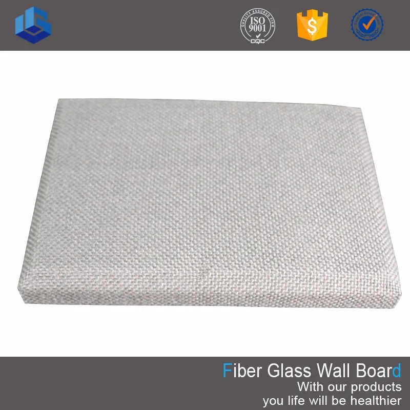 
ISO certificate decorative fabric wrapped fiberglass acoustic wall panel 