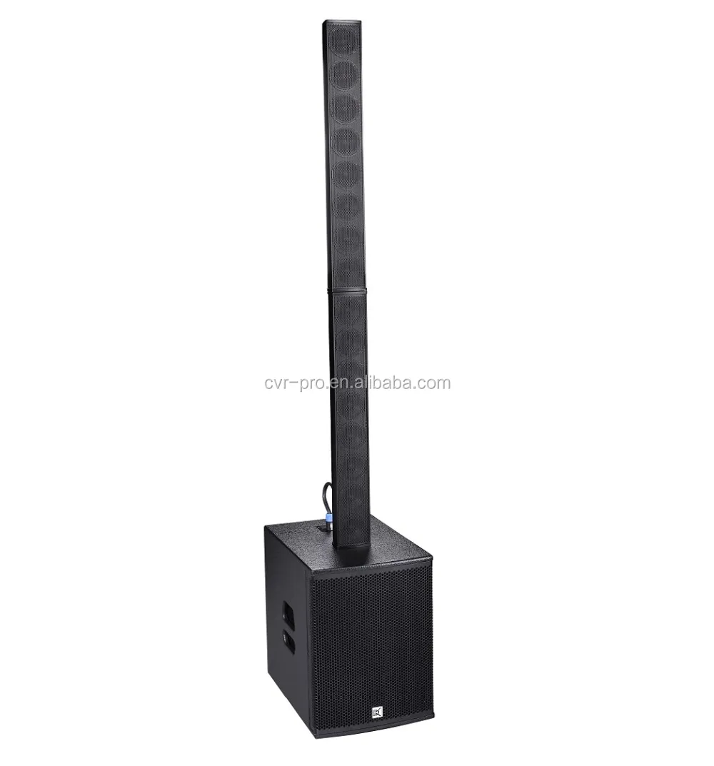 full range speaker driver column system powered line array