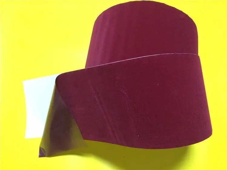 15 years export experience of colored self adhesive suede sticker paper