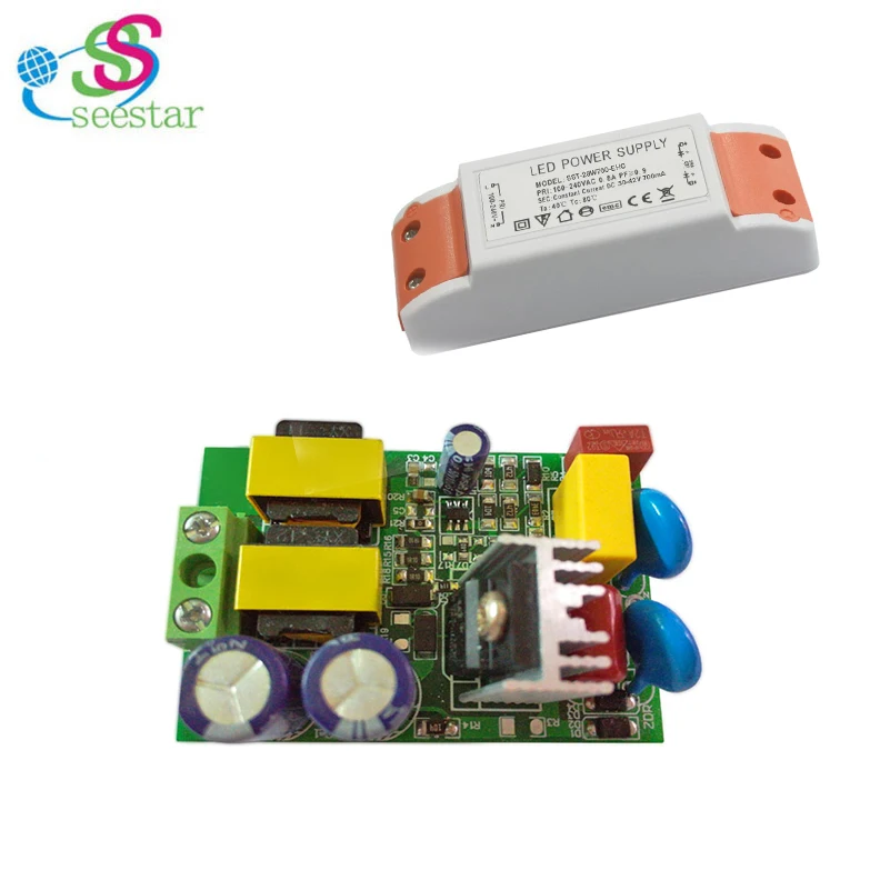 Non Isolated Constant Current 36 Volt 40W 3KV LED Panel Light Driver External Down Light Power Supply