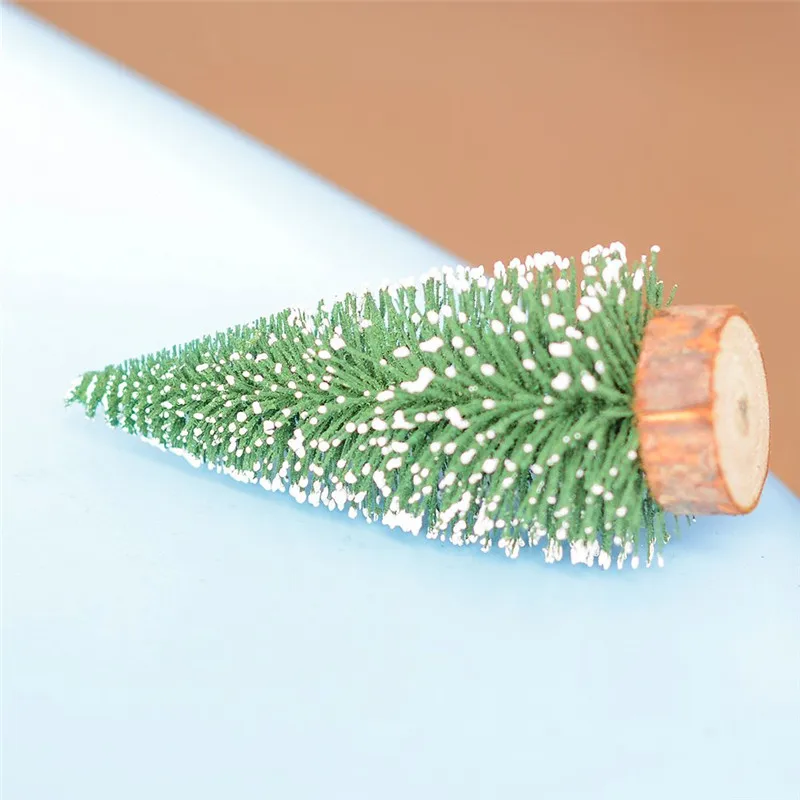 Christmas Tree Mini Christmas Decoration For Home Xmas 5 size A Small Pine Tree Placed In The Desktop
