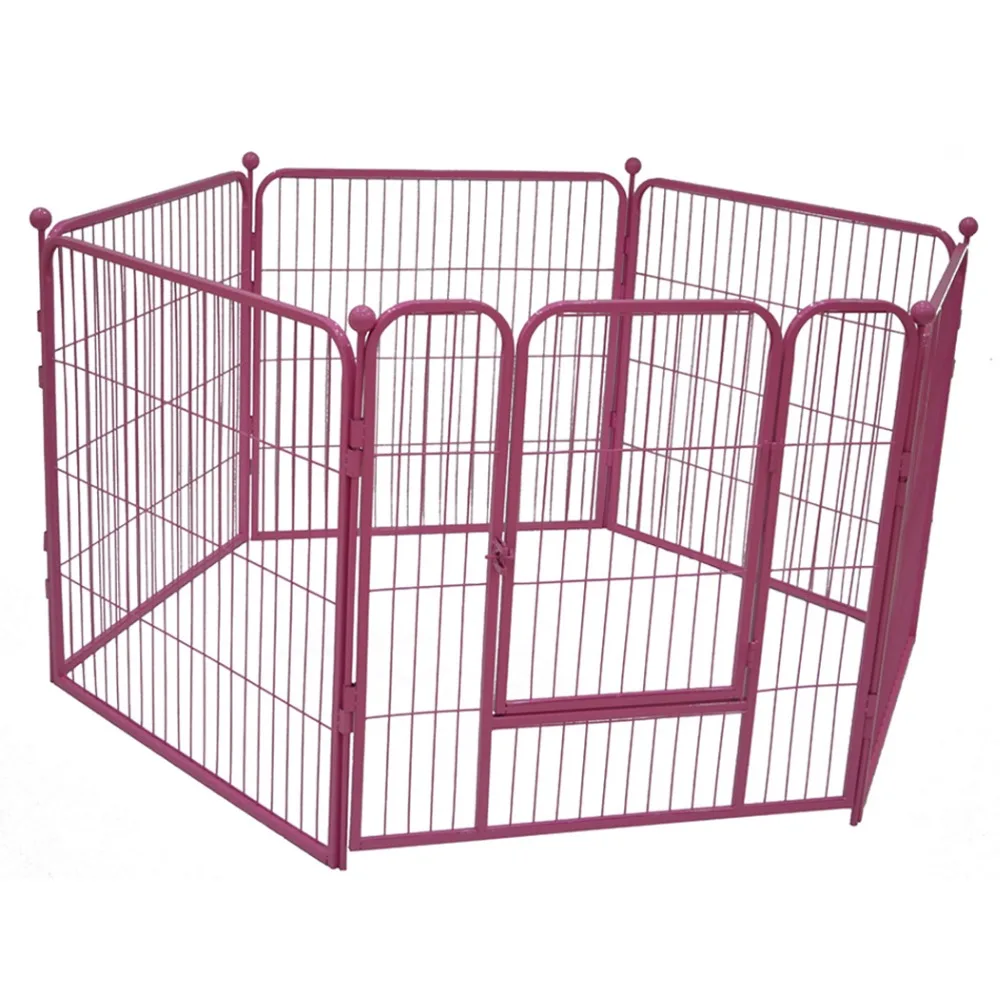 New design playpen steel fence pet play yard pet pen for large dogs