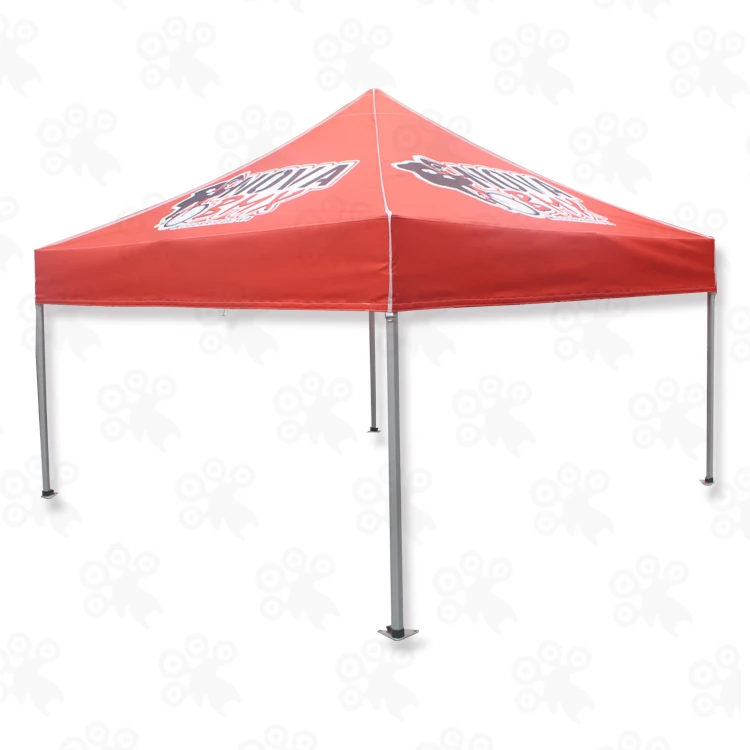 Outdoor Event 3x3 Folding Printed Red Gazebo Canopy Tent for Trade Show