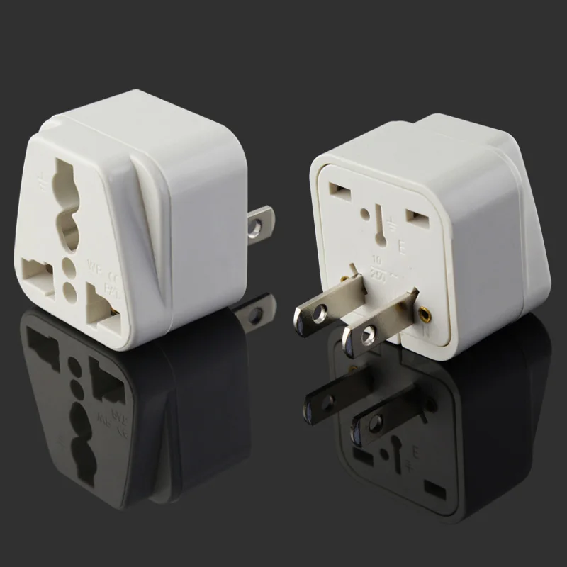 American 2 flat pin Universal Travel Plug Adapter