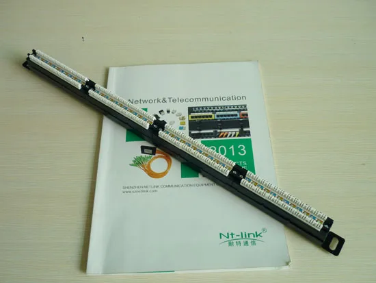 19-дюймовый стоечный cat6 RJ45 0 5 у 24-портовая патч-панель